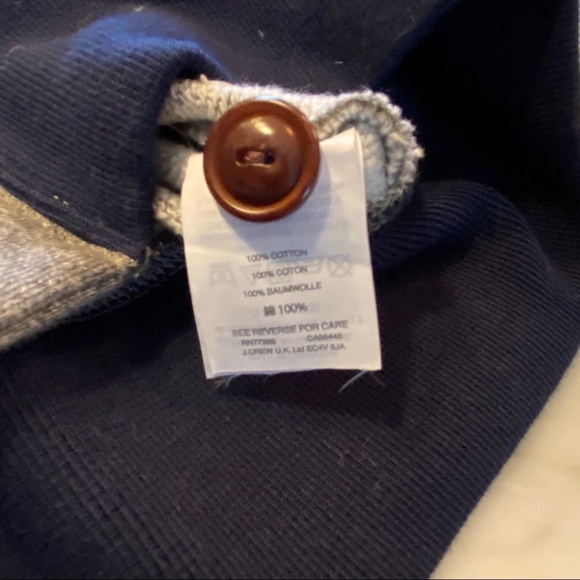 NWT J. Crew Cardigan Sweatshirt - Picture 3 of 4